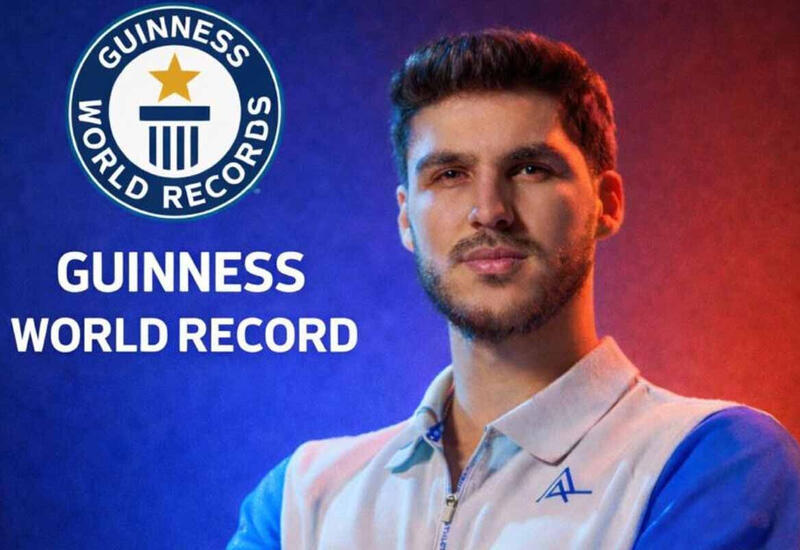 Азербайджанский теннисист вошел в Книгу рекордов Гиннесса
