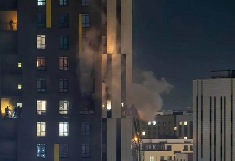 Сильный пожар в жилом доме в Астане, погибли дети