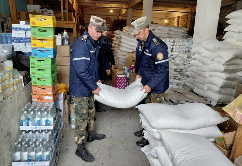 В село Гонагкенд, где произошел оползень, доставлено продовольствие