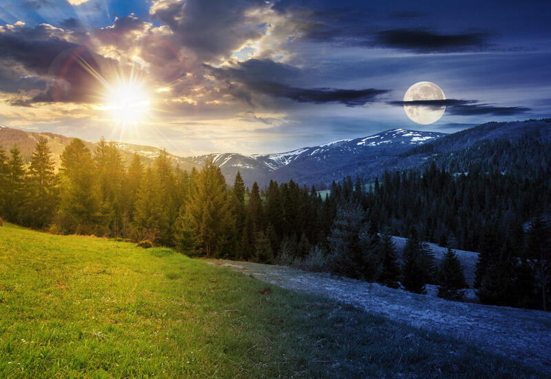 Ночь на земле становится светлее