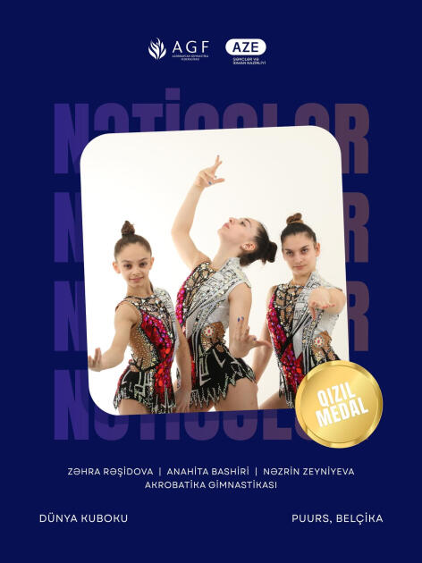 Азербайджанские гимнастки завоевали золотую и бронзовую медали на международных турнирах