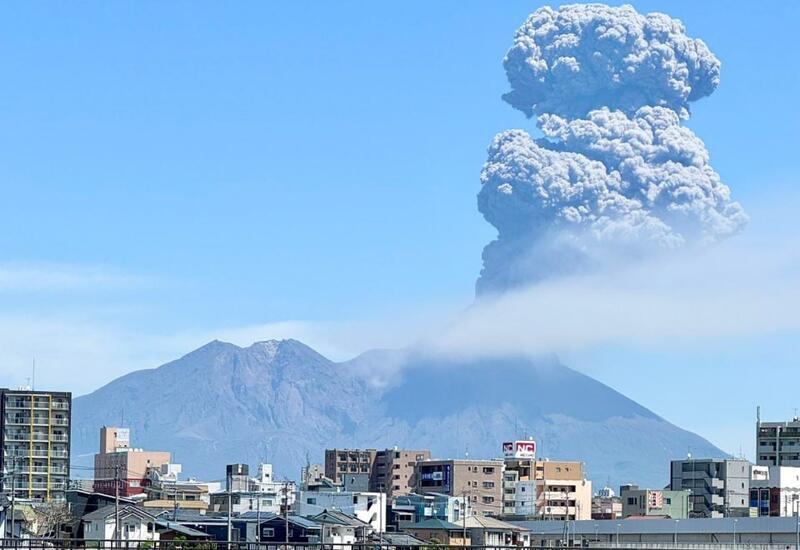 В Японии активизировался вулкан Сакурадзима