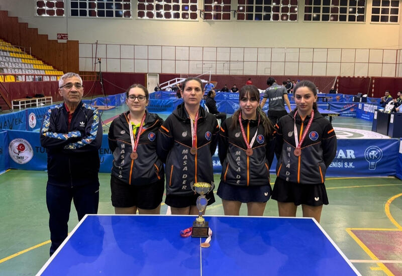 Азербайджанские теннисистки стали призерами Суперлиги Турции