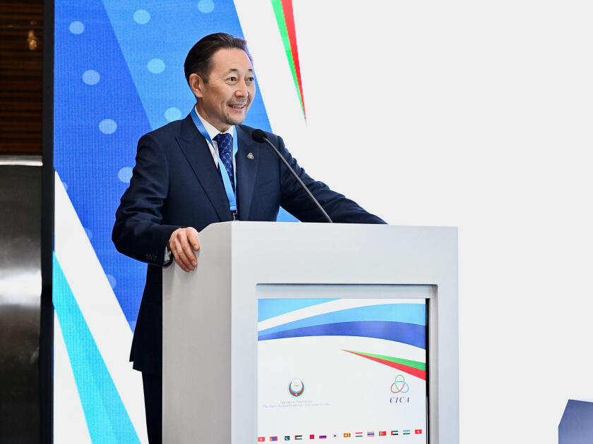 Heydər Əliyev Fondunun vitse-prezidenti Leyla Əliyeva AQEM çərçivəsində keçirilən beynəlxalq konfransın açılış mərasimində çıxış edib