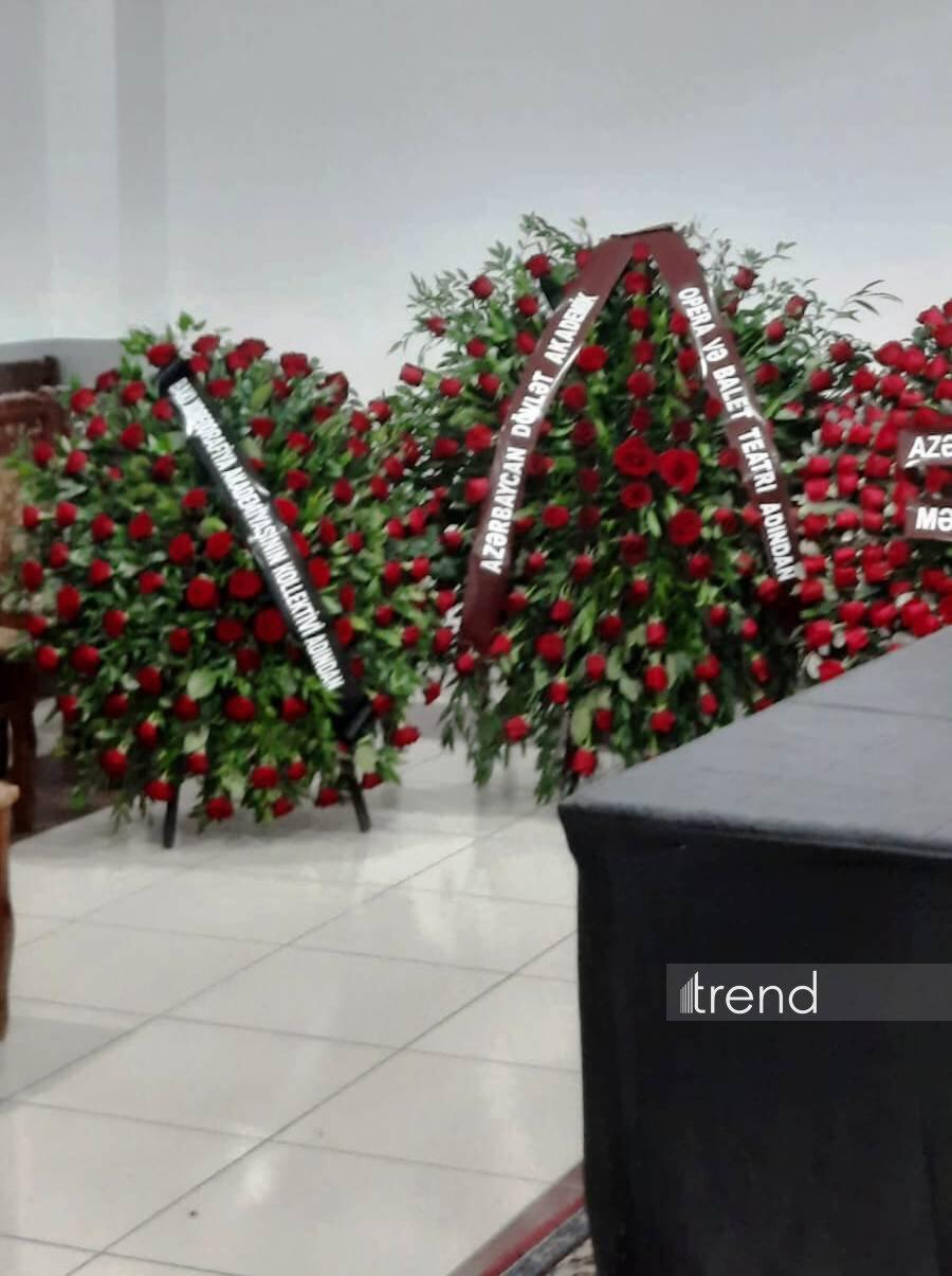 Церемония прощания с корифеем балетного искусства Магсудом Мамедовым в Баку