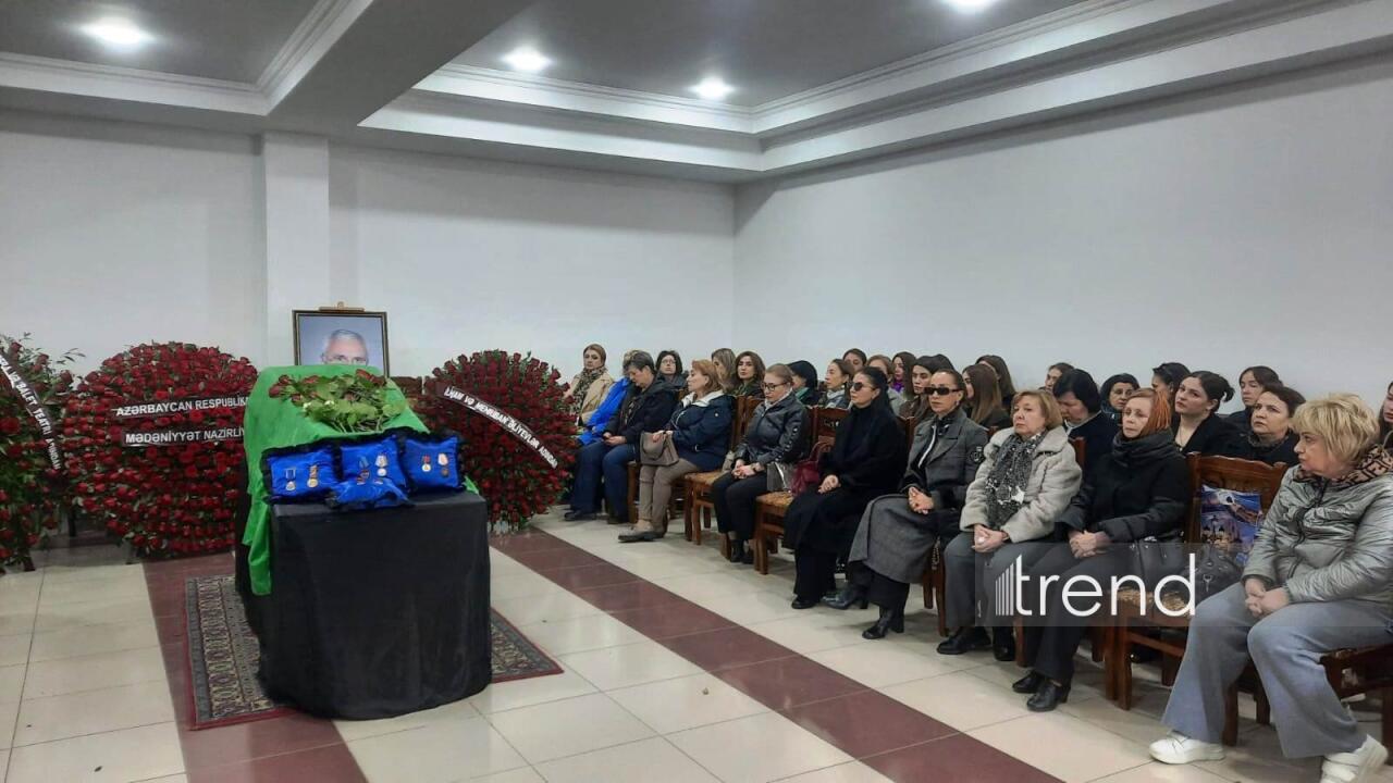 Церемония прощания с корифеем балетного искусства Магсудом Мамедовым в Баку