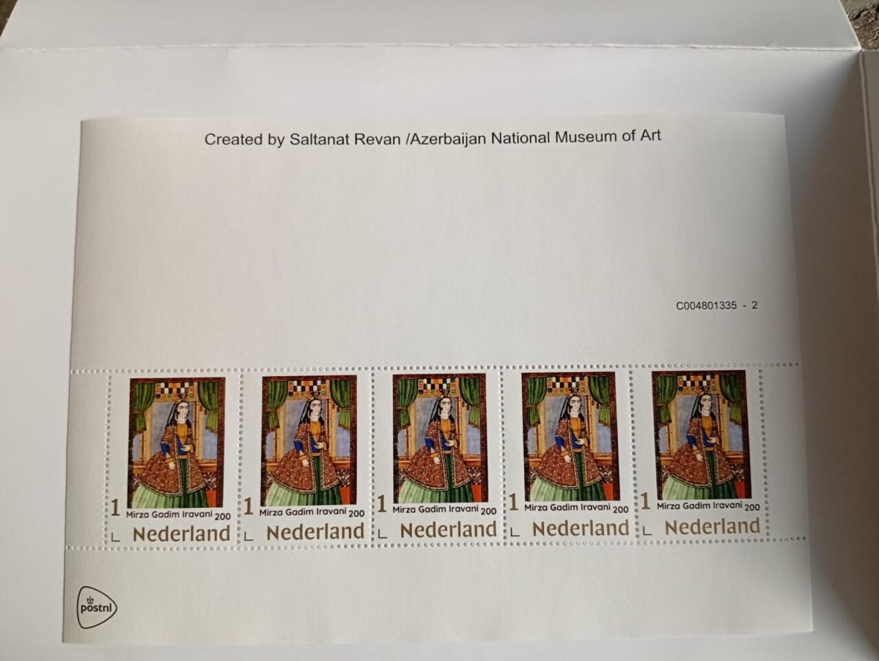 В Нидерландах выпущены почтовые марки к 200-летнему юбилею Мирзы Гадима Иревани