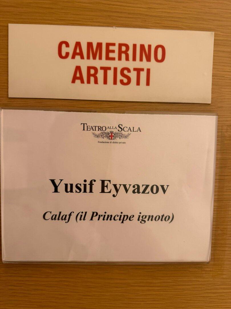 Юсиф Эйвазов выступил в театре Ла Скала