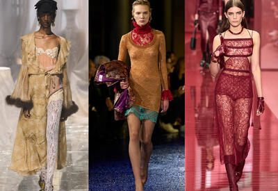 Как носить кружево в образах