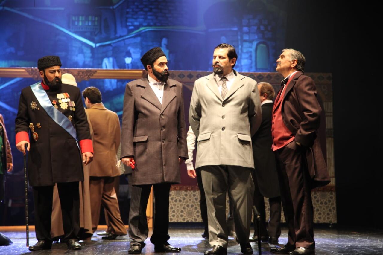 Гаджи Зейналабдин Тагиев - духовное возвращение на место созданного им театра. Блестящая премьера спектакля "Меценат"