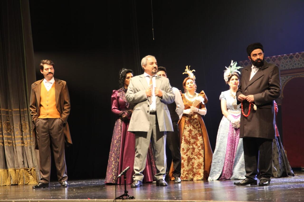 Гаджи Зейналабдин Тагиев - духовное возвращение на место созданного им театра. Блестящая премьера спектакля "Меценат"