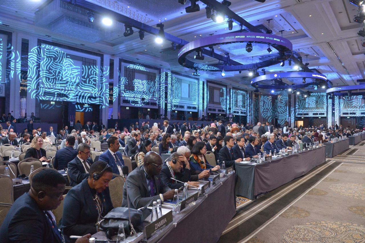 Сахиба Гафарова выступила на заседании 152-й Ассамблеи Межпарламентского союза