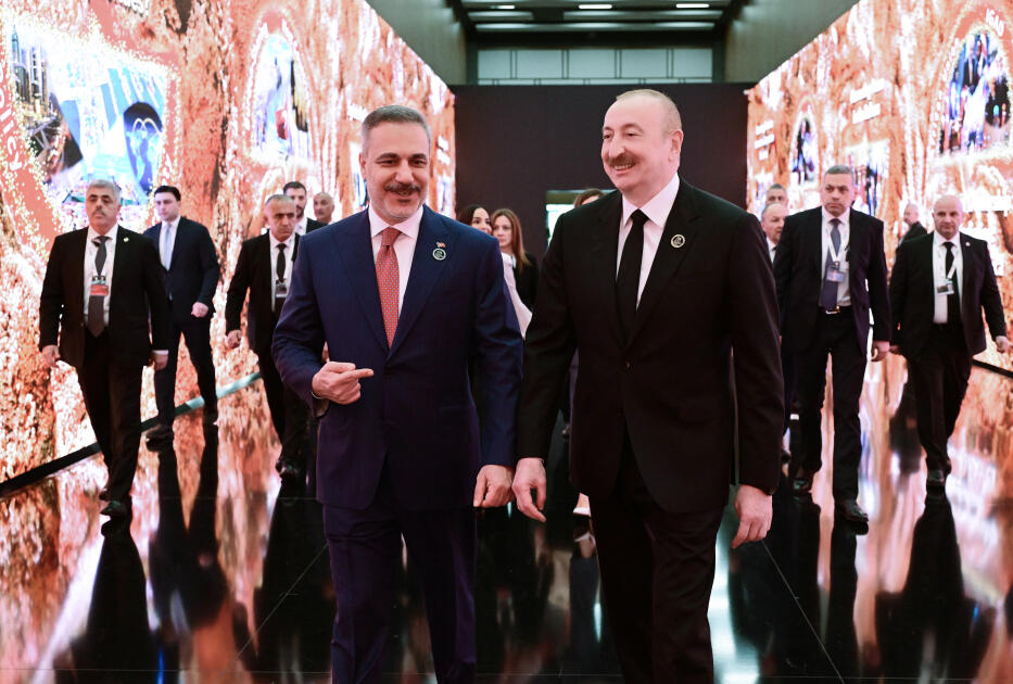 Prezident İlham Əliyev və Birinci xanım Mehriban Əliyeva 5-ci Antalya Diplomatiya Forumunun açılış mərasimində iştirak ediblər