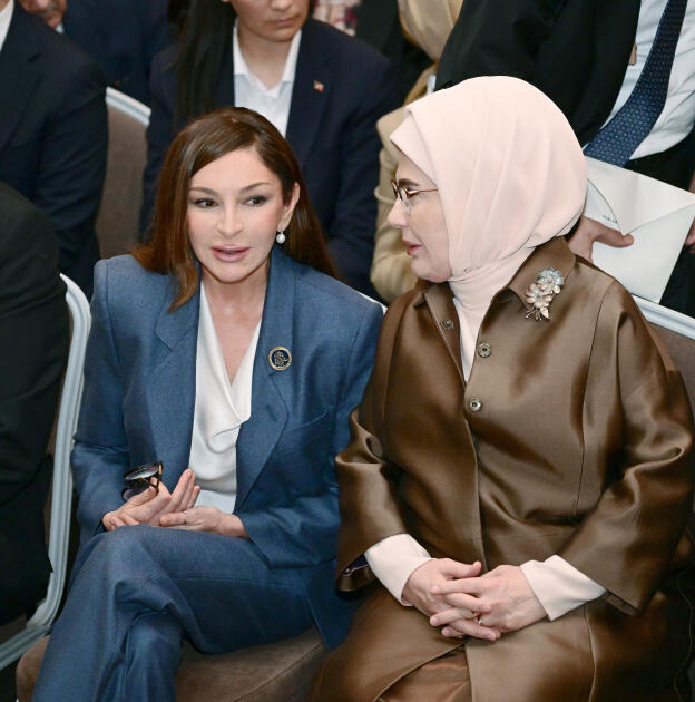 Prezident İlham Əliyev və Birinci xanım Mehriban Əliyeva 5-ci Antalya Diplomatiya Forumunun açılış mərasimində iştirak ediblər