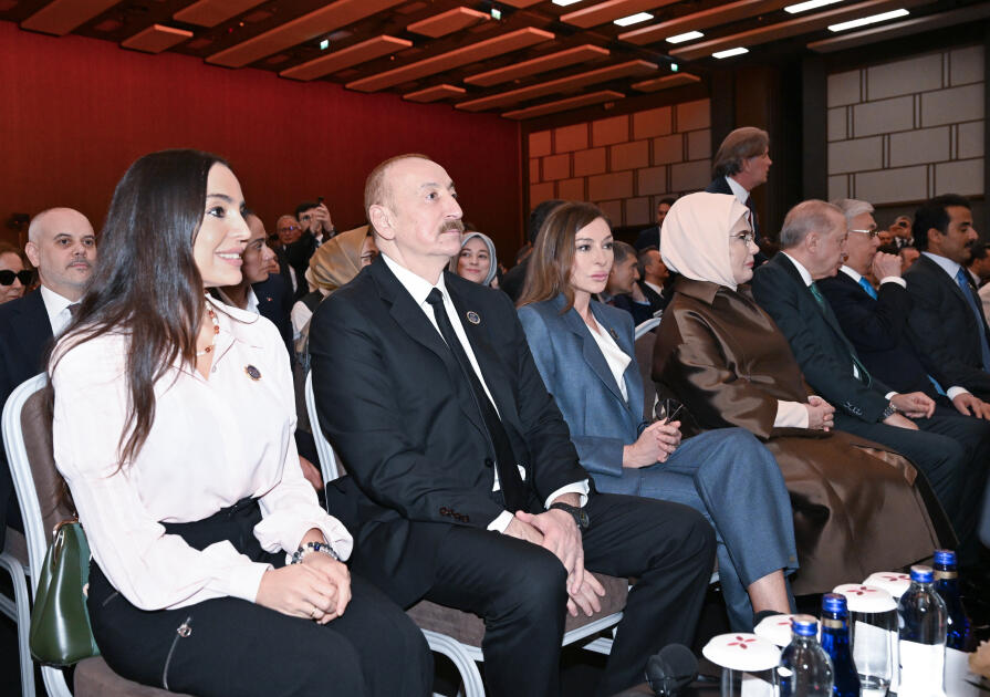 Prezident İlham Əliyev və Birinci xanım Mehriban Əliyeva 5-ci Antalya Diplomatiya Forumunun açılış mərasimində iştirak ediblər