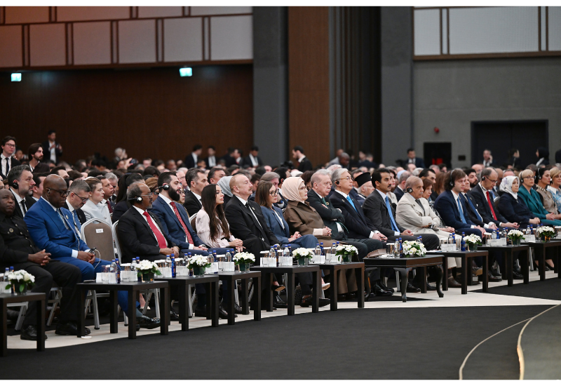 Президент Ильхам Алиев и Первая леди Мехрибан Алиева приняли участие в церемонии открытия 5-го Анталийского дипломатического форума