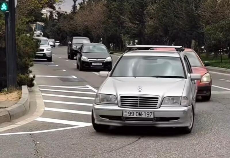Bakıda yolda xətlənmə sürücüləri çaşdırdı