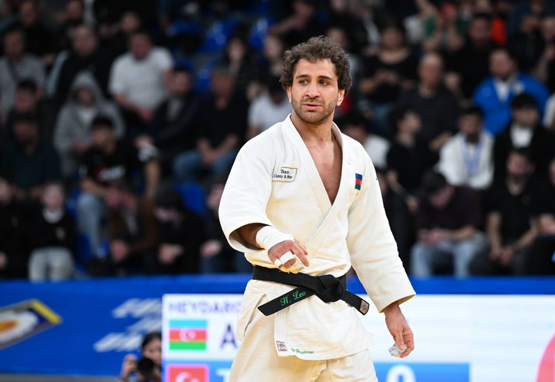 Hidayət Heydərov cüdo üzrə Avropa çempionatında gümüş medal qazandı