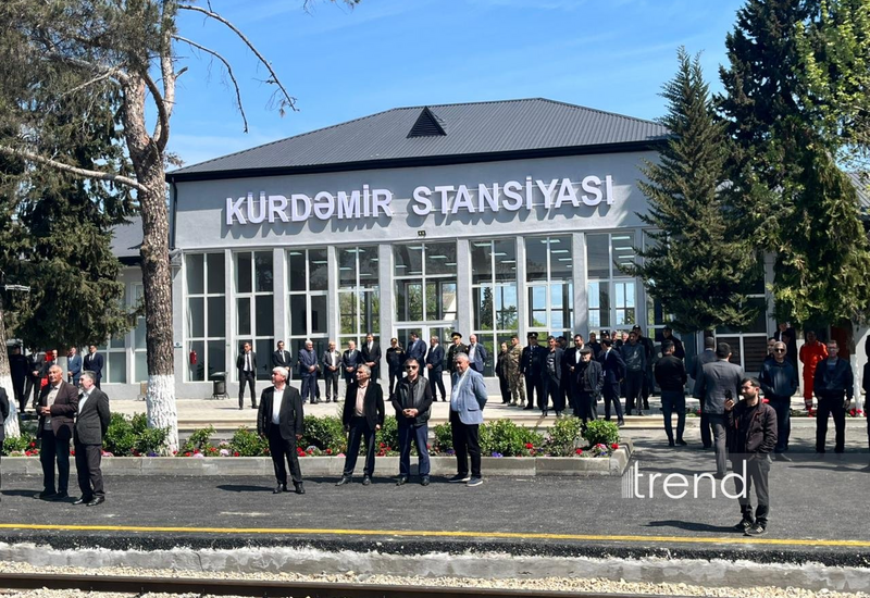 Kürdəmirə qatar səfərləri bərpa olundu