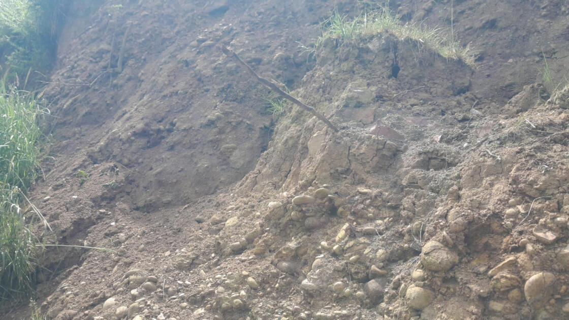 На юге Азербайджана произошел оползень