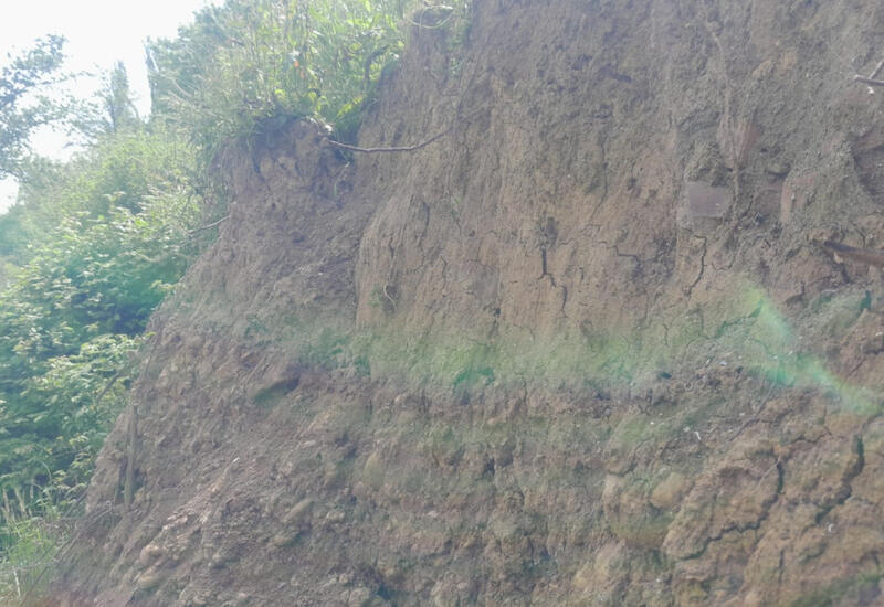 На юге Азербайджана произошел оползень