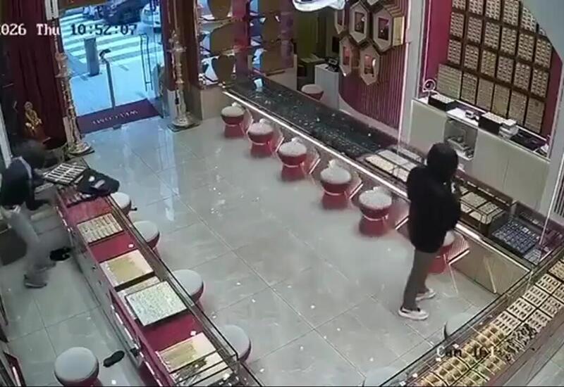 Ограбление ювелирного магазина в Малайзии