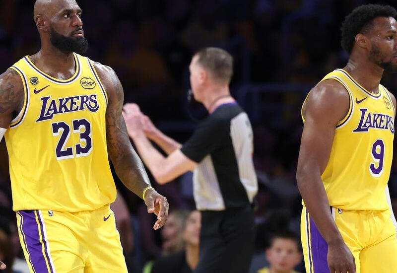 Леброн Джеймс сыграл в плей-офф вместе со своим сыном