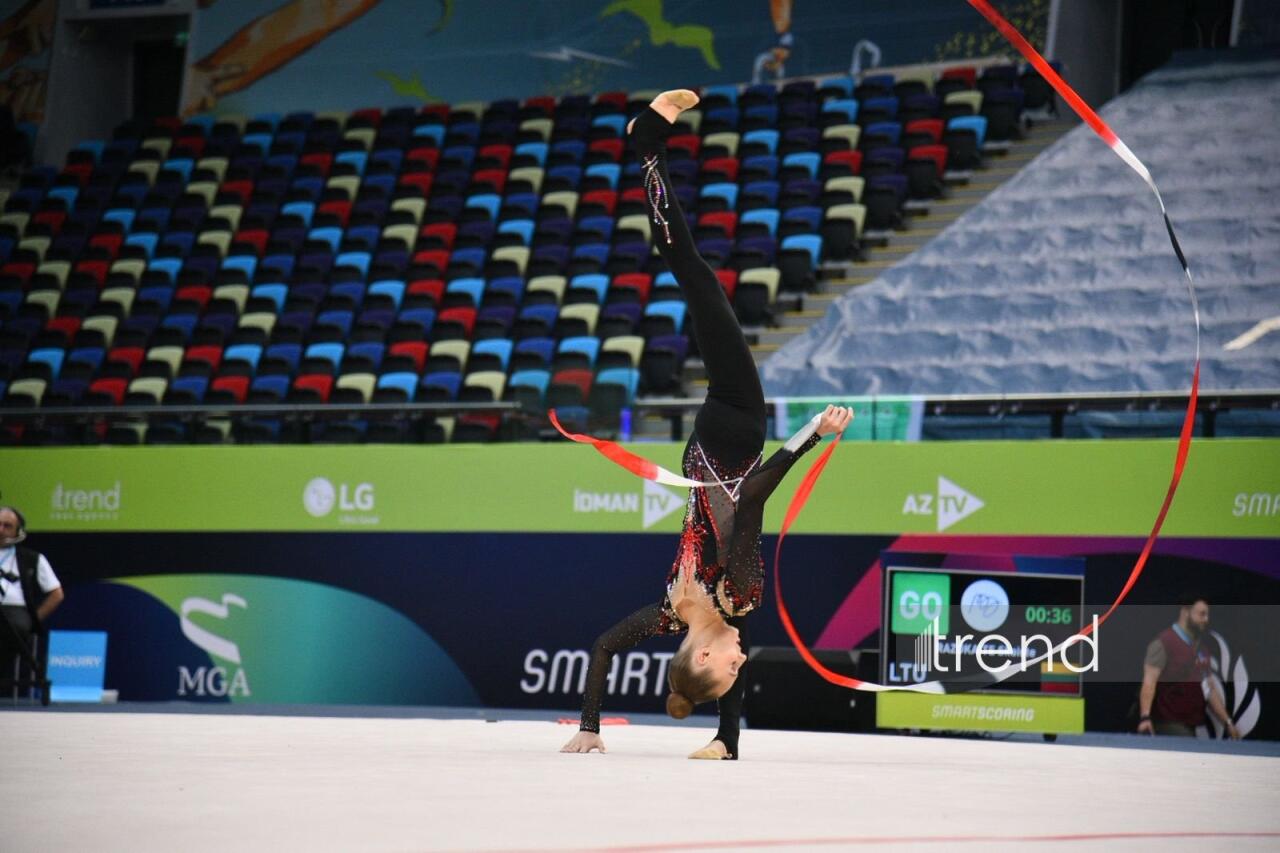 Завершился второй день Кубка мира по художественной гимнастике в Баку