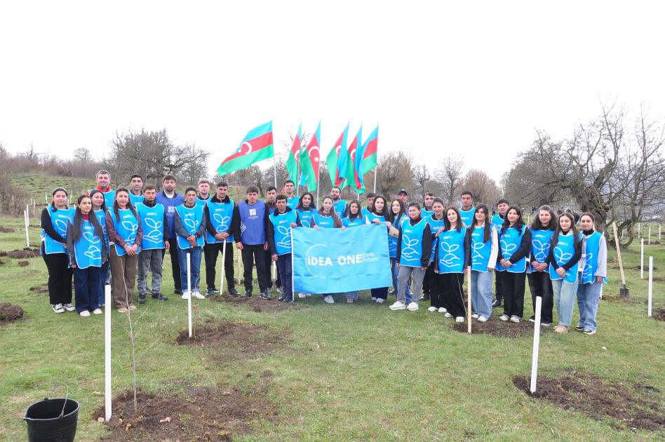Gədəbəyin Şahdağ kəndində 6500-dən çox ağac əkilib
