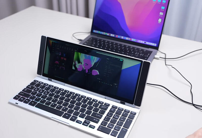 Для ПК и Android выпустили внешний «ноутбук» в виде клавиатуры и монитора