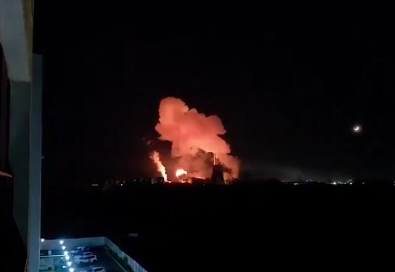 Мощный взрыв на электростанции в Бухаресте