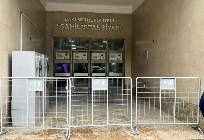 Metro nasazlığına görə xəttə əlavə avtobuslar buraxıldı