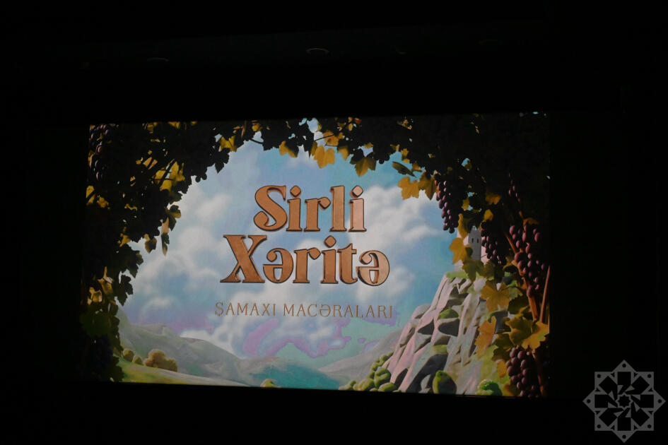 Heydər Əliyev Fondunun dəstəyi ilə hazırlanan “Sirli xəritə. Şamaxı macəraları” animasiya filmi təqdim olunub