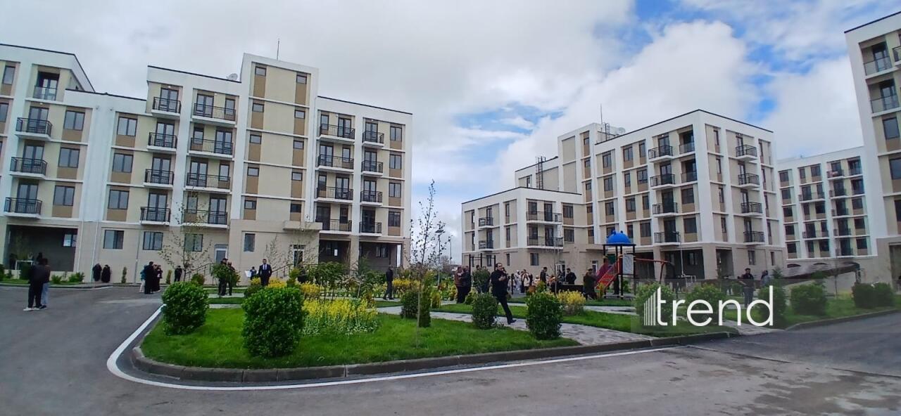 Ağdam şəhərində daha 92 ailəyə mənzillərinin açarları təqdim olunub