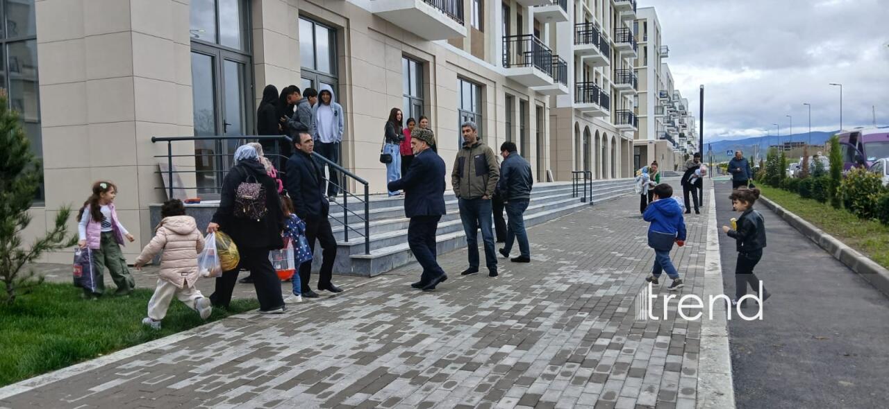 Ağdam şəhərində daha 92 ailəyə mənzillərinin açarları təqdim olunub