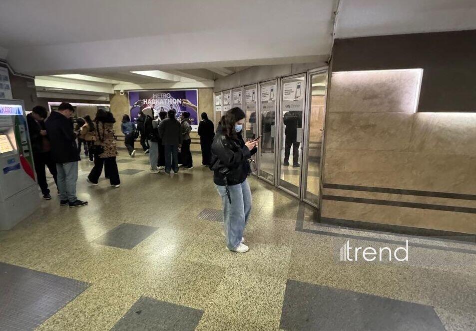 Bakı metrosunda son vəziyyət - FOTO - VİDEO