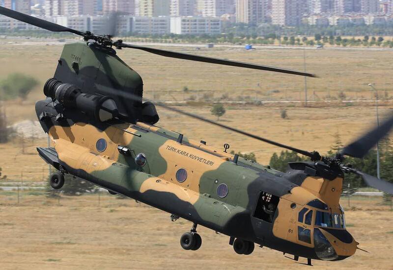 В Турции потерпел крушение транспортный вертолет