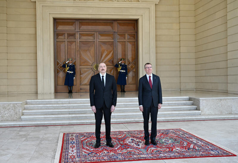 Состоялась церемония официальной встречи Президента Латвии