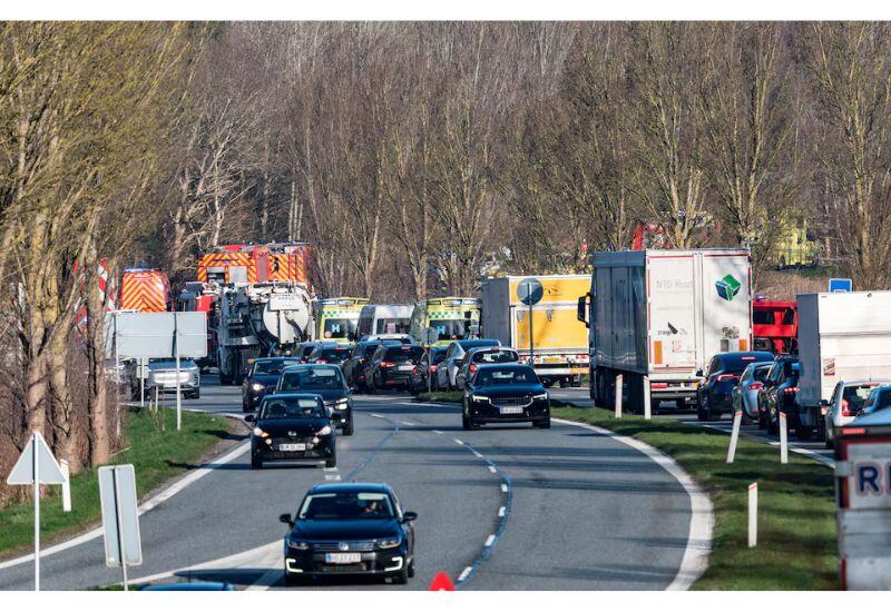 Два поезда столкнулись в Дании