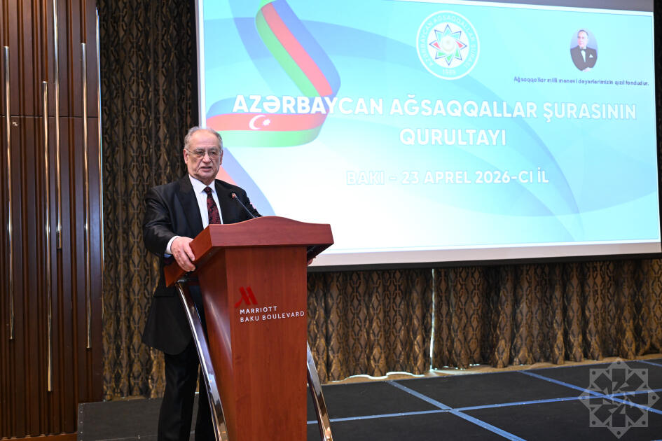 Ağsaqqallar Şurasının IX Qurultayı keçirilib - Eldar Quliyev yenidən sədr seçilib