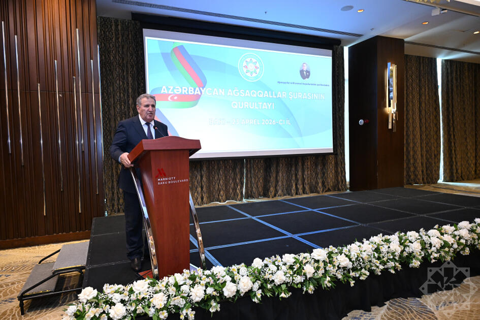 Ağsaqqallar Şurasının IX Qurultayı keçirilib - Eldar Quliyev yenidən sədr seçilib