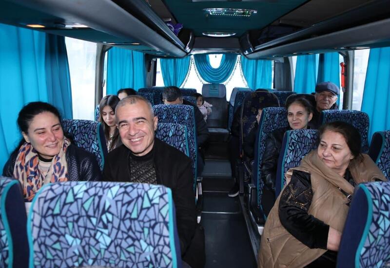 Növbəti köç karvanı Ağdam şəhərinə çatıb