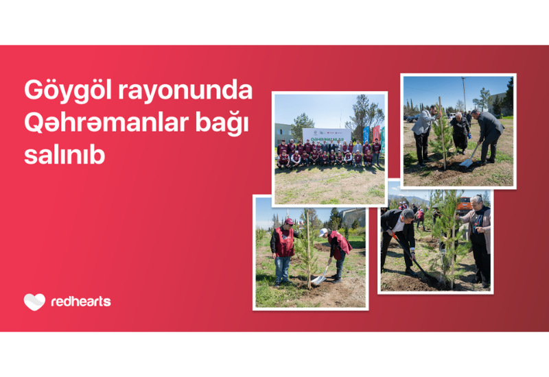 В Гёйгёле реализована акция «Qəhrəmanlar bağı»