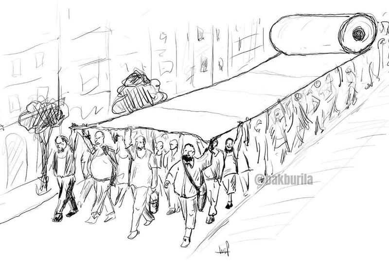 Самую длинную в мире туалетную бумагу показали в Ереване