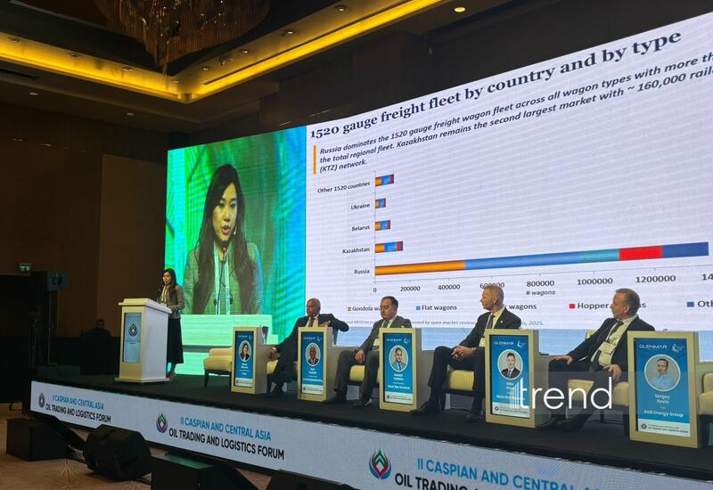 В Баку начался второй день Форумa по логистике и торговле нефтью в Каспийском и Центральноазиатском регионах