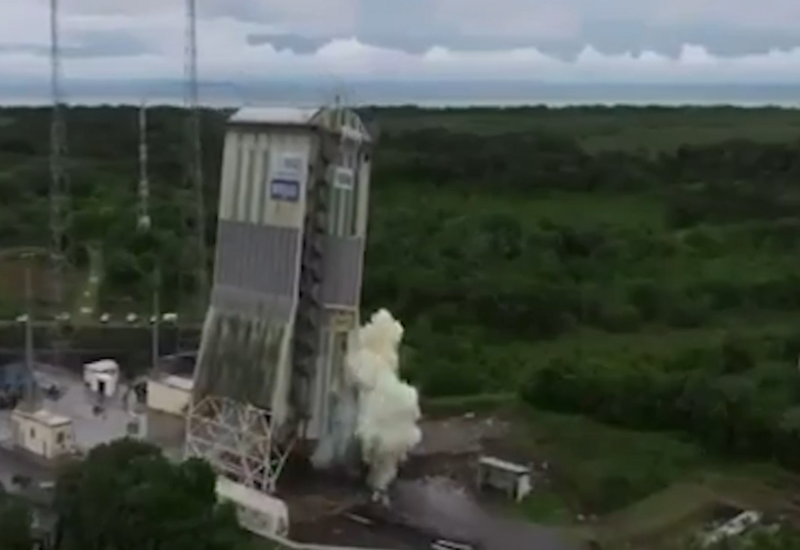 Во Франции взорвали стартовую площадку для ракеты