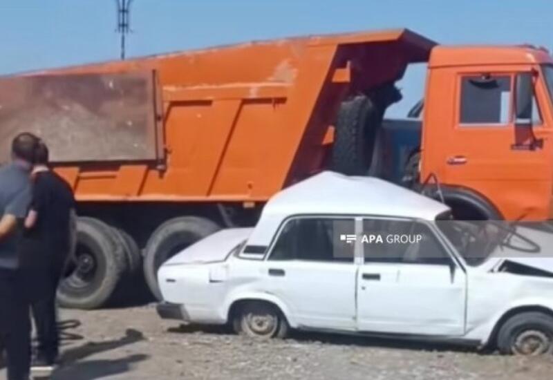 Тяжелое ДТП в Агджабеди,