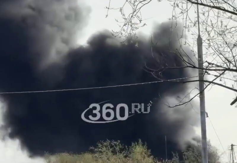 Крупный пожар в Москве