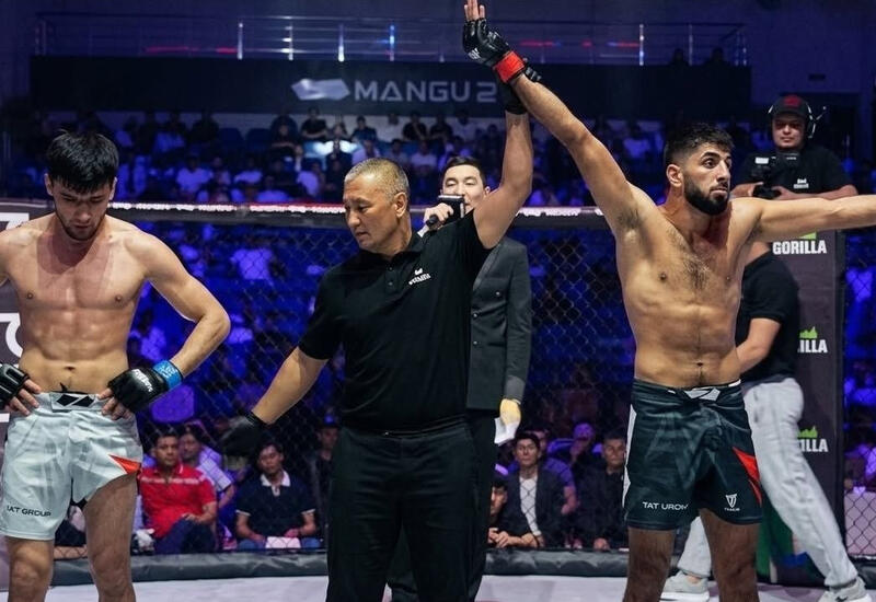 Азербайджанский боец победил на турнире Mangu League в Ташкенте