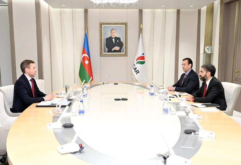 Обсуждено сотрудничество в энергетической сфере между SOCAR и "Укрнафта"